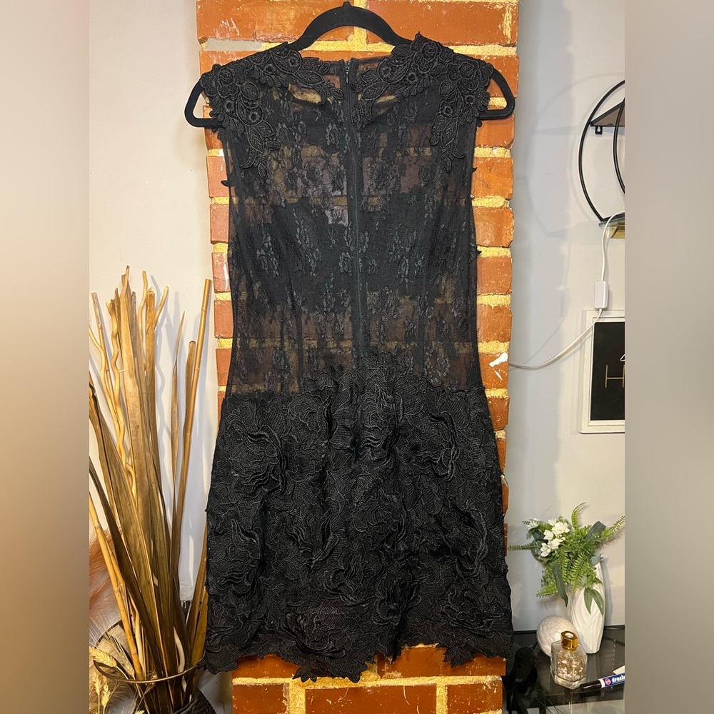 Caribbean Queen Black Sheath Cocktail Dress